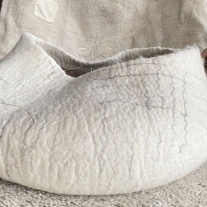 Ghana Felt Basket Homewares Beachwood Designs