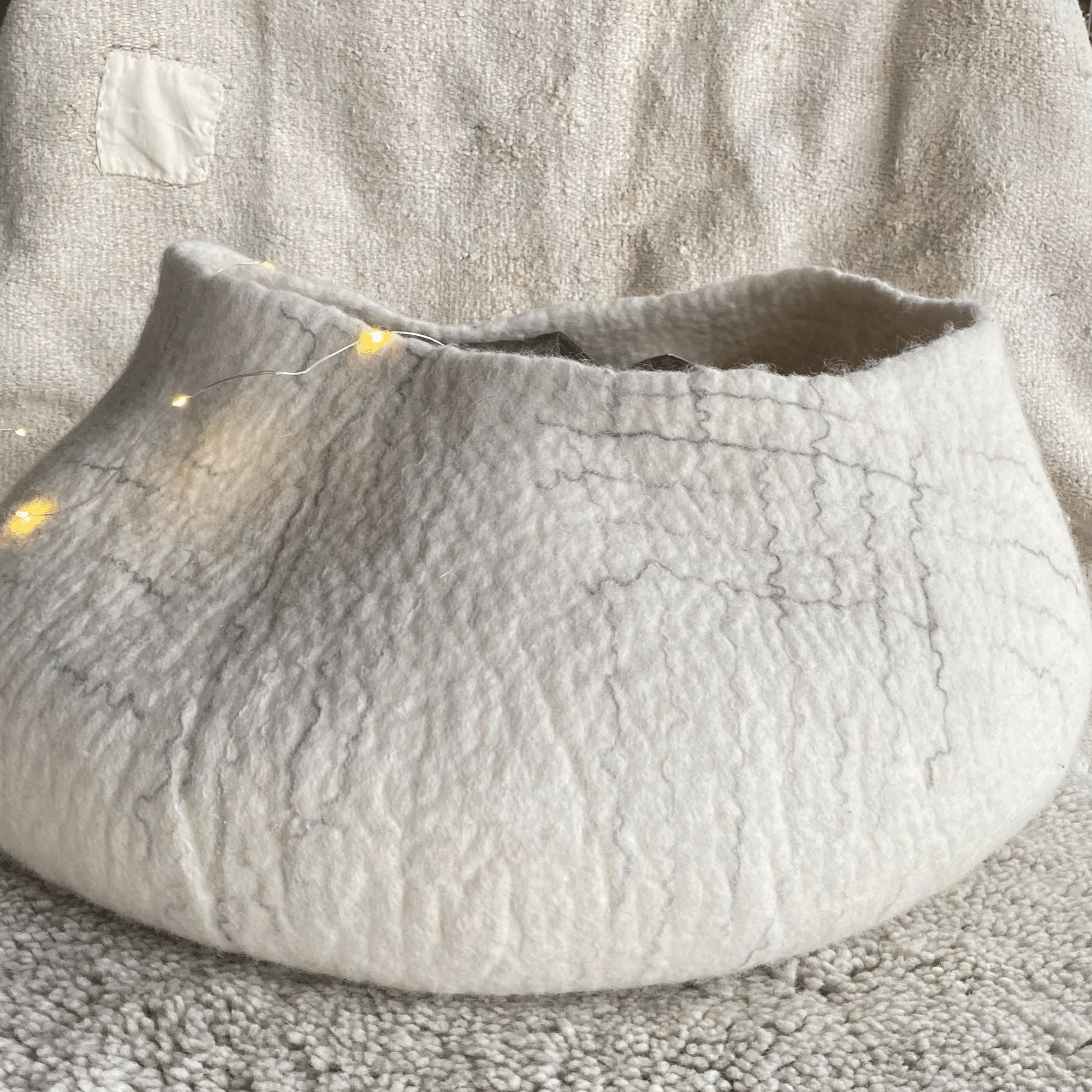 Ghana Felt Basket Homewares Beachwood Designs