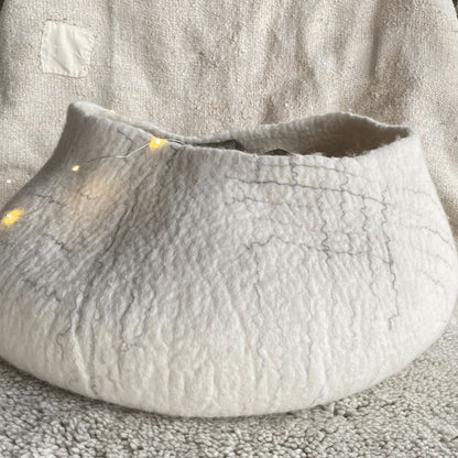 Ghana Felt Basket Homewares Beachwood Designs