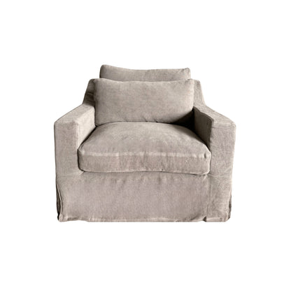 Hamilton Sofa - 1 Seater Living Furniture Beachwood Designs Shale Linen 