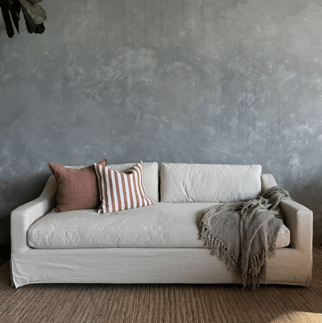 Hamilton Sofa - 3 Seater - Salt &amp; Pepper Living Furniture Beachwood Designs 