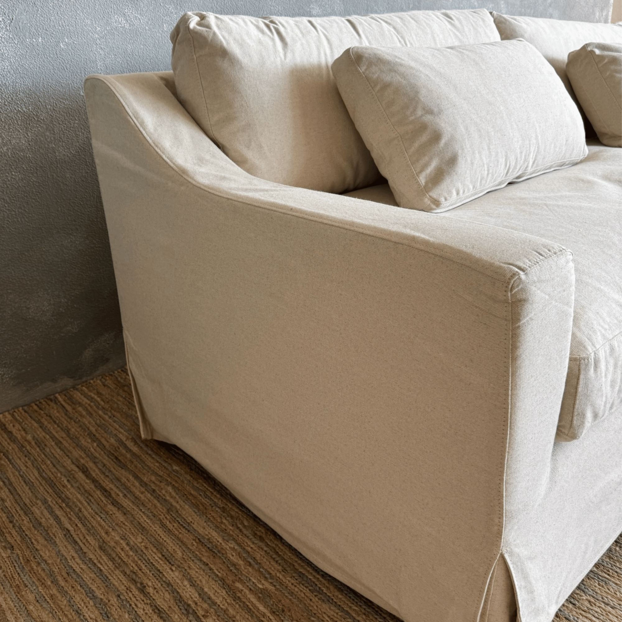 Hamilton Sofa - 3 Seater - Salt &amp; Pepper Living Furniture Beachwood Designs