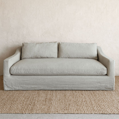 Hamilton Sofa - 3 Seater - Shale Living Furniture Beachwood Designs Shale Linen 