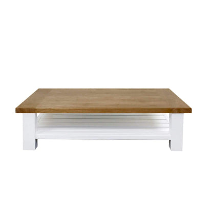 Iluka Coffee Table Living Furniture Beachwood Designs White &amp; Weathered Oak 