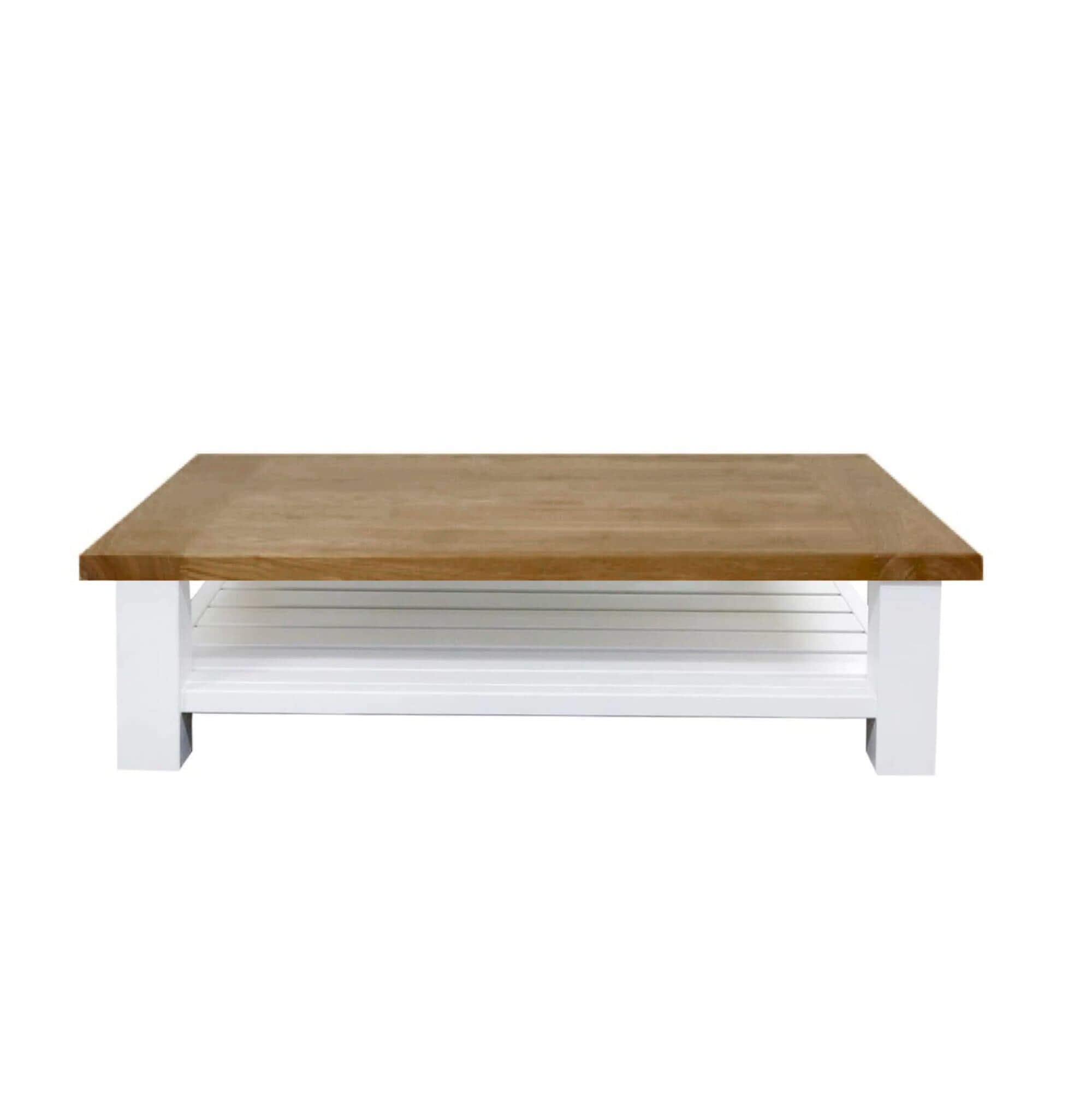 Iluka Coffee Table Living Furniture Beachwood Designs White &amp; Weathered Oak 