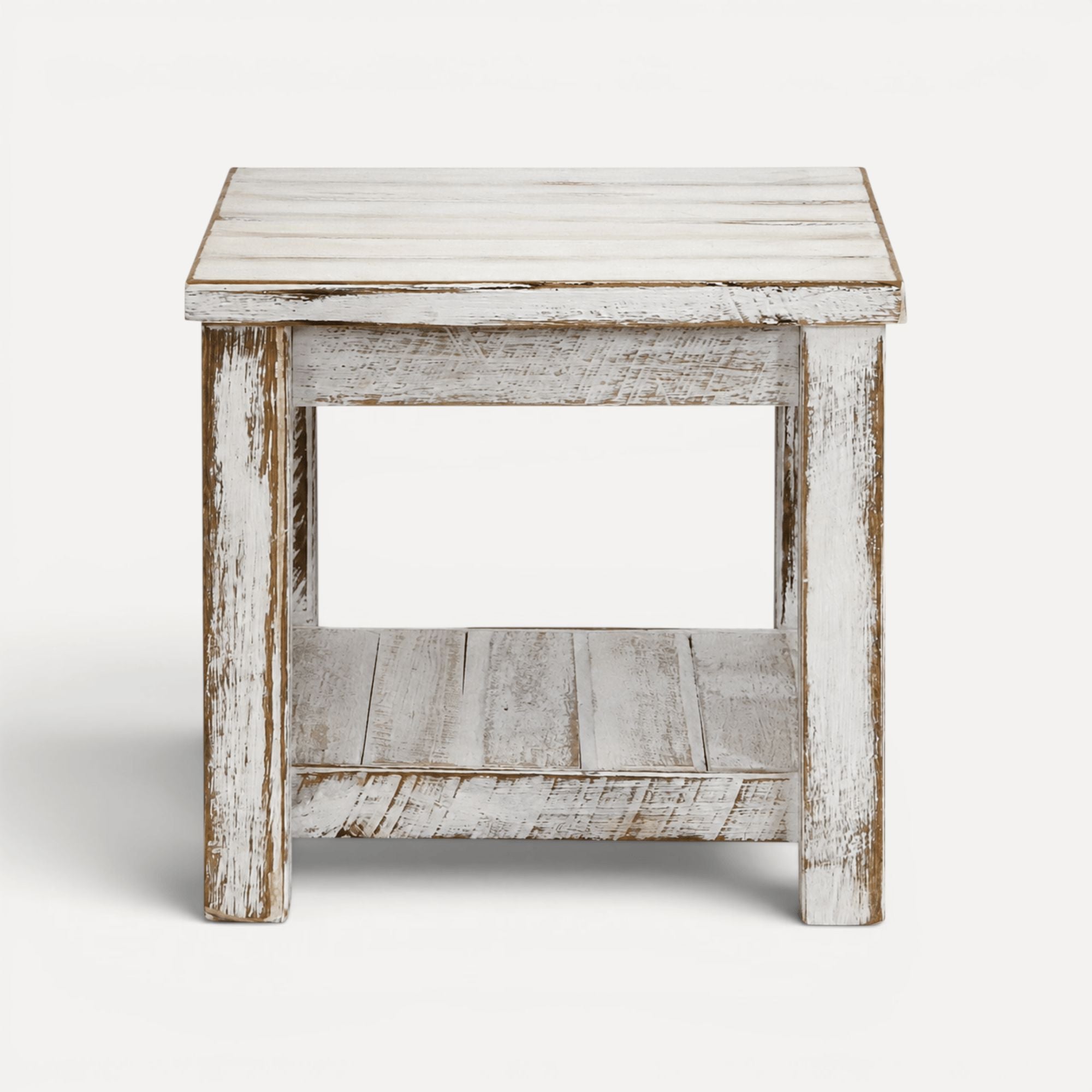 Indoor White Wash Side Table Living Furniture Beachwood Designs 