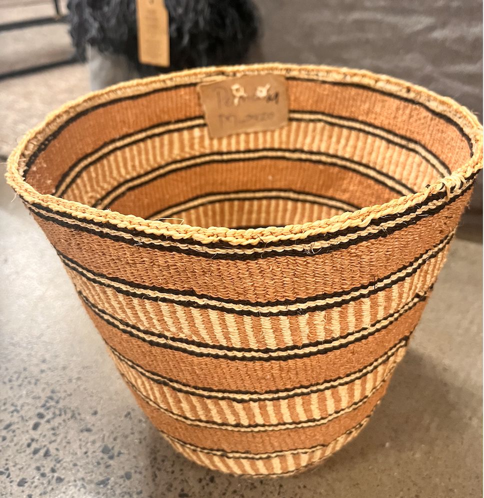 Kenyan Subira Basket - Medium Homewares Beachwood Designs 