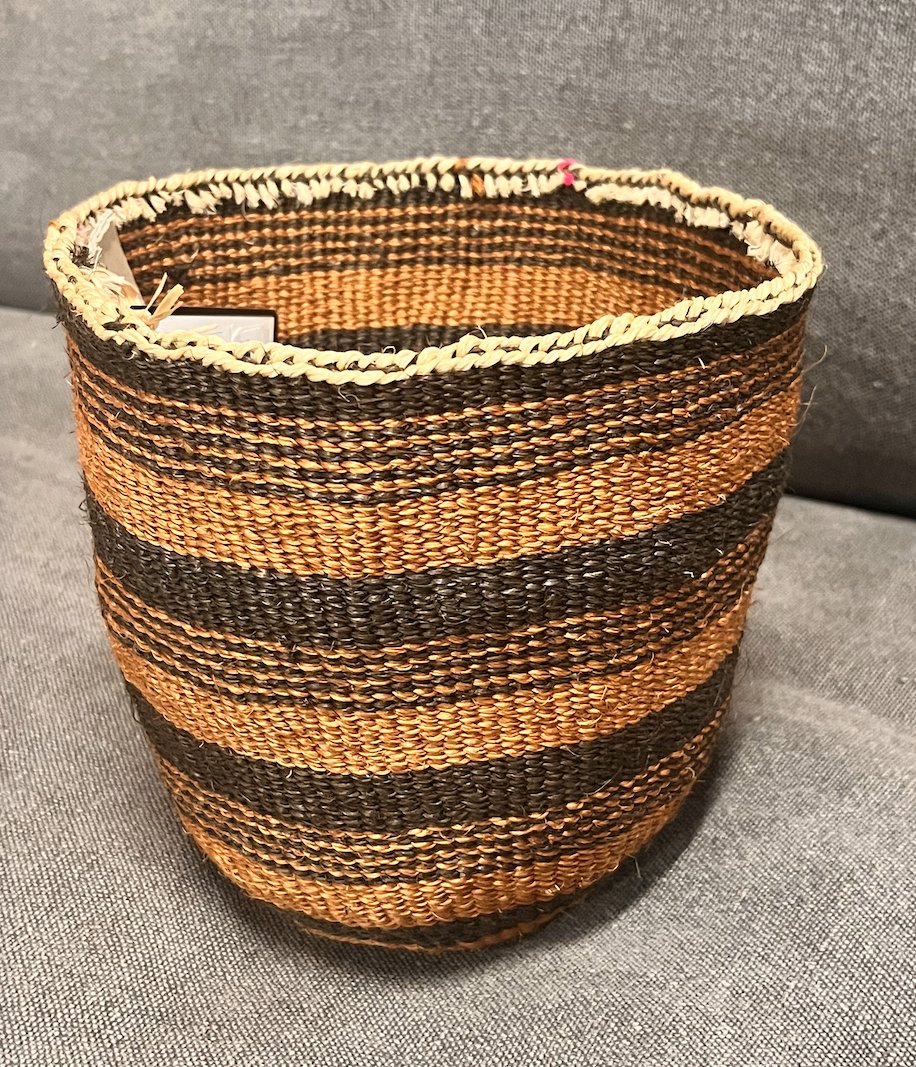 Kenyan Subira Basket - X Small Homewares Beachwood Designs 