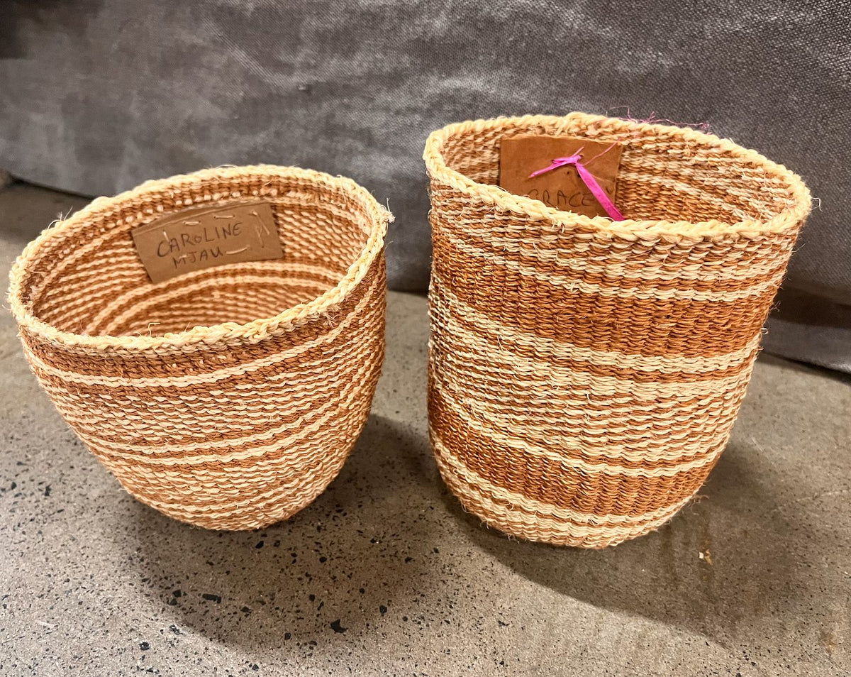Kenyan Subira Basket - X Small Homewares Beachwood Designs 