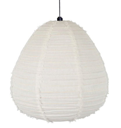 Linen Lanterns - Large Homewares Beachwood Designs White 