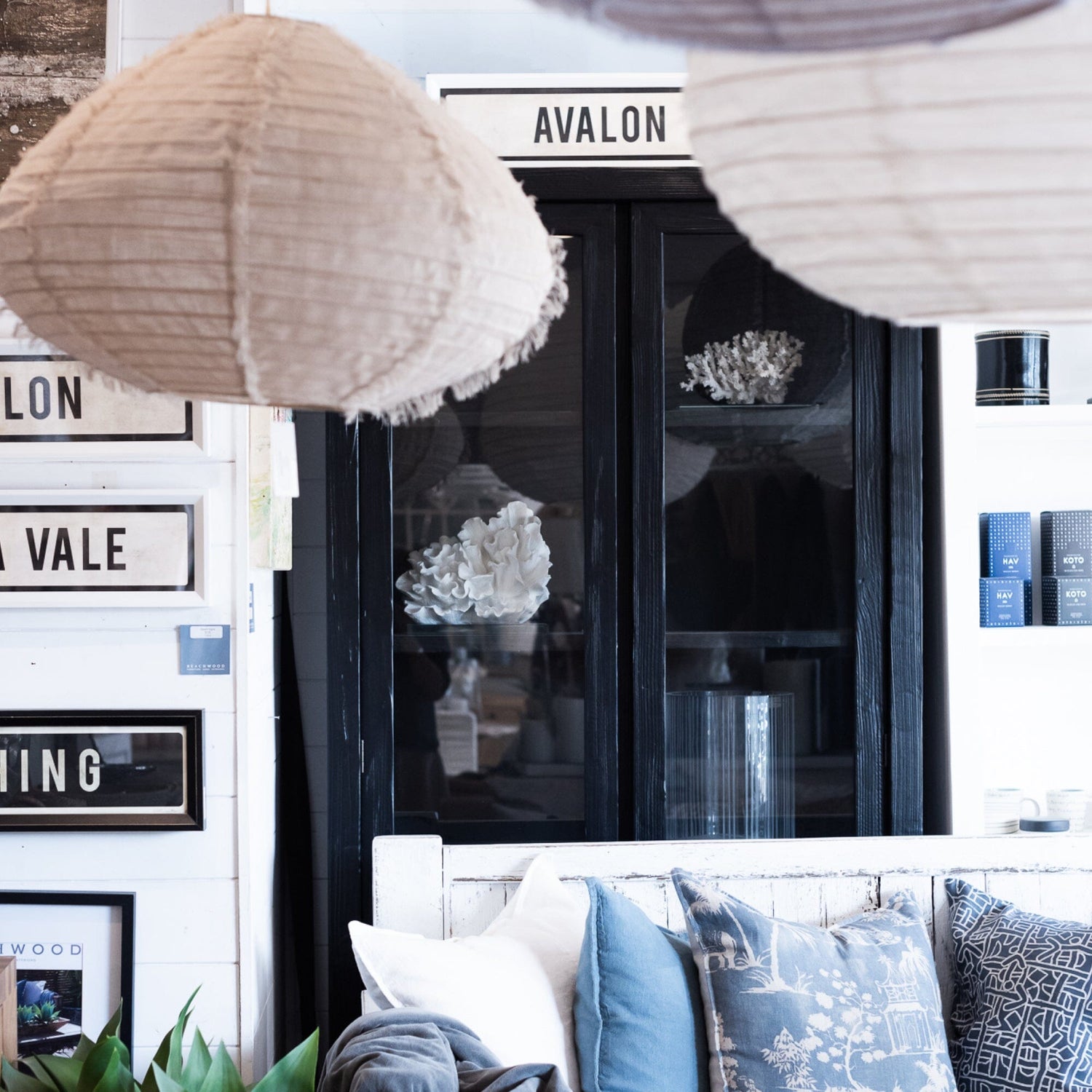 Linen Lanterns - Medium Homewares Beachwood Designs 