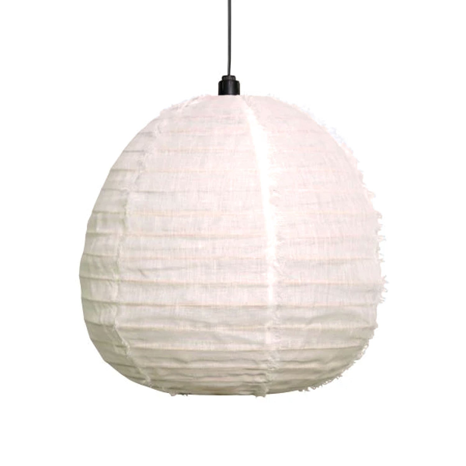 Linen Lanterns - Small Homewares Beachwood Designs White 