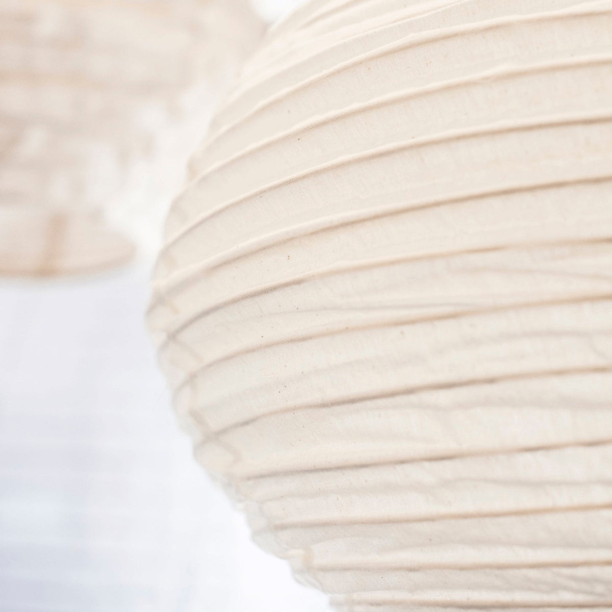 Linen Oval Pendant - Ivory Homewares Beachwood Designs
