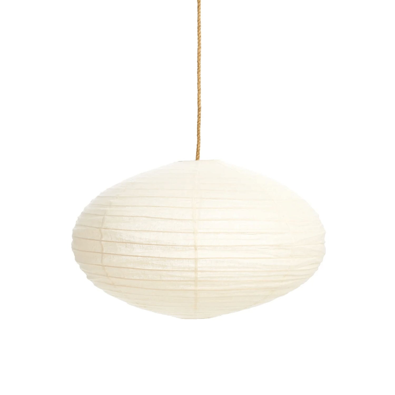 Linen Oval Pendant - Ivory Homewares Beachwood Designs 
