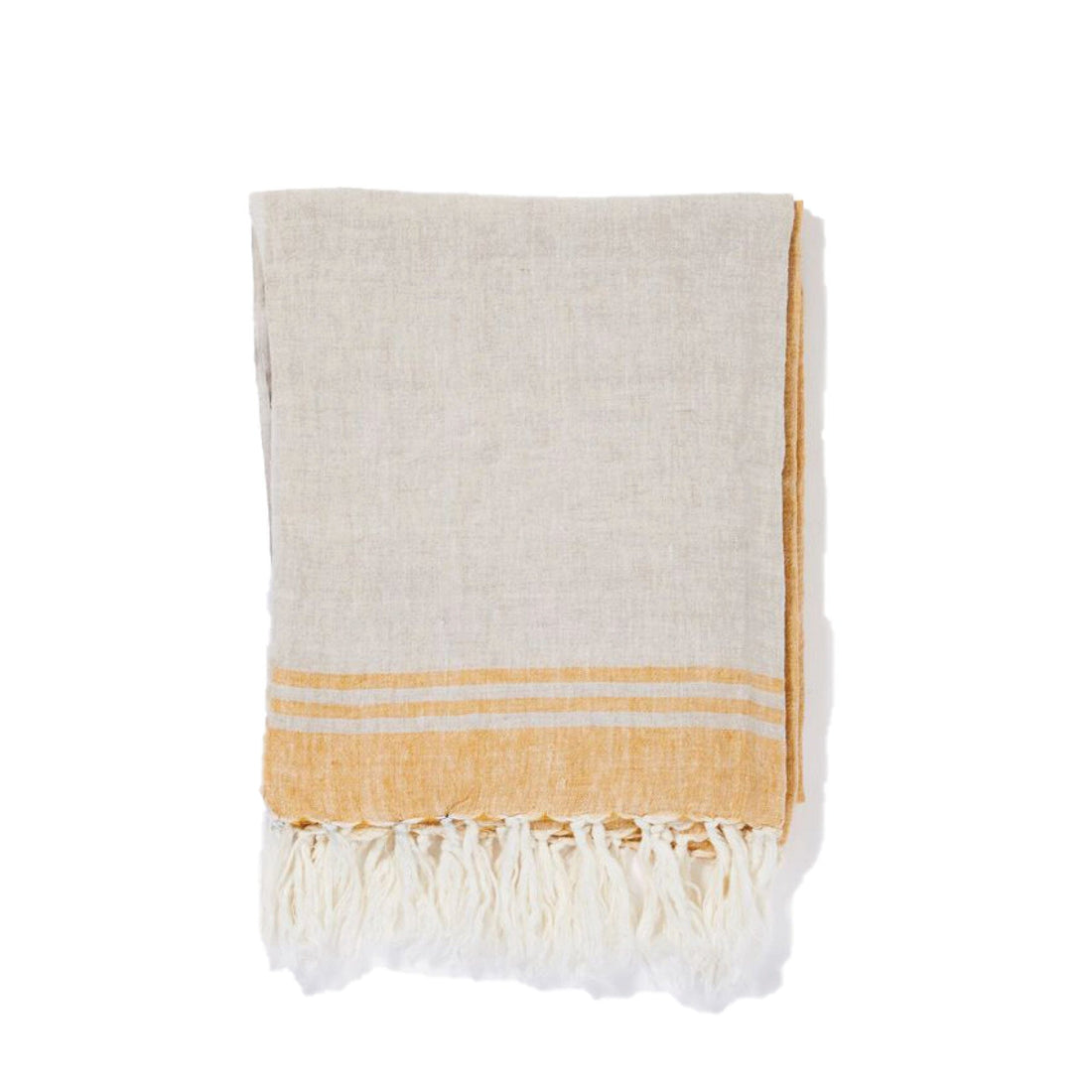 Linen Striped Throw Homewares Beachwood Designs 