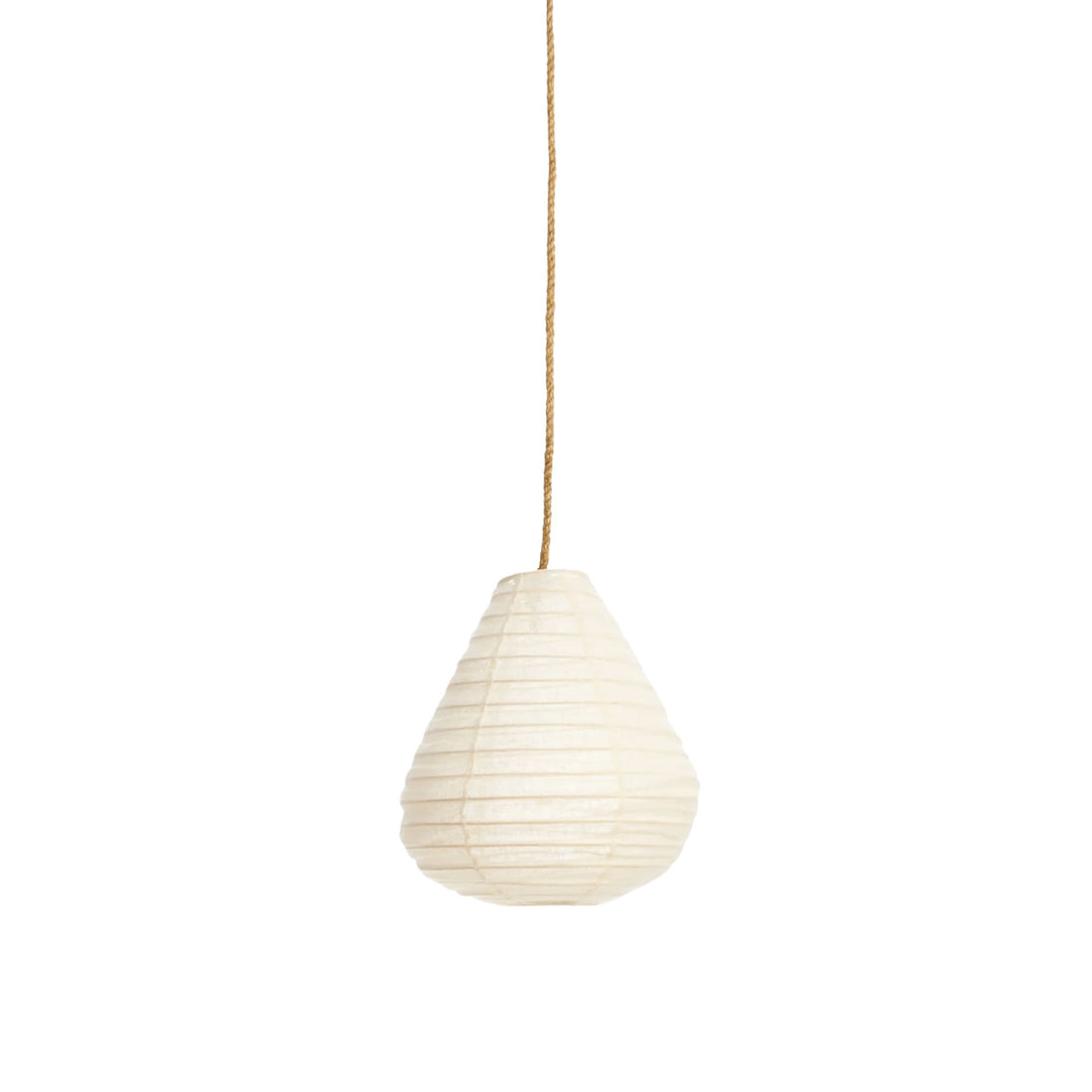 Linen Teardrop Pendant - Ivory Homewares Beachwood Designs 