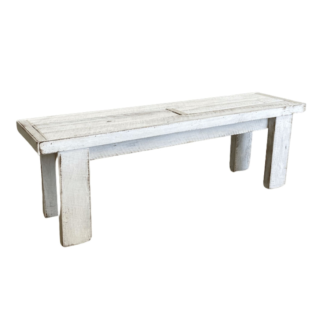 Locally Made Outdoor Bench Seat - Whitewash Dining Furniture Beachwood Designs