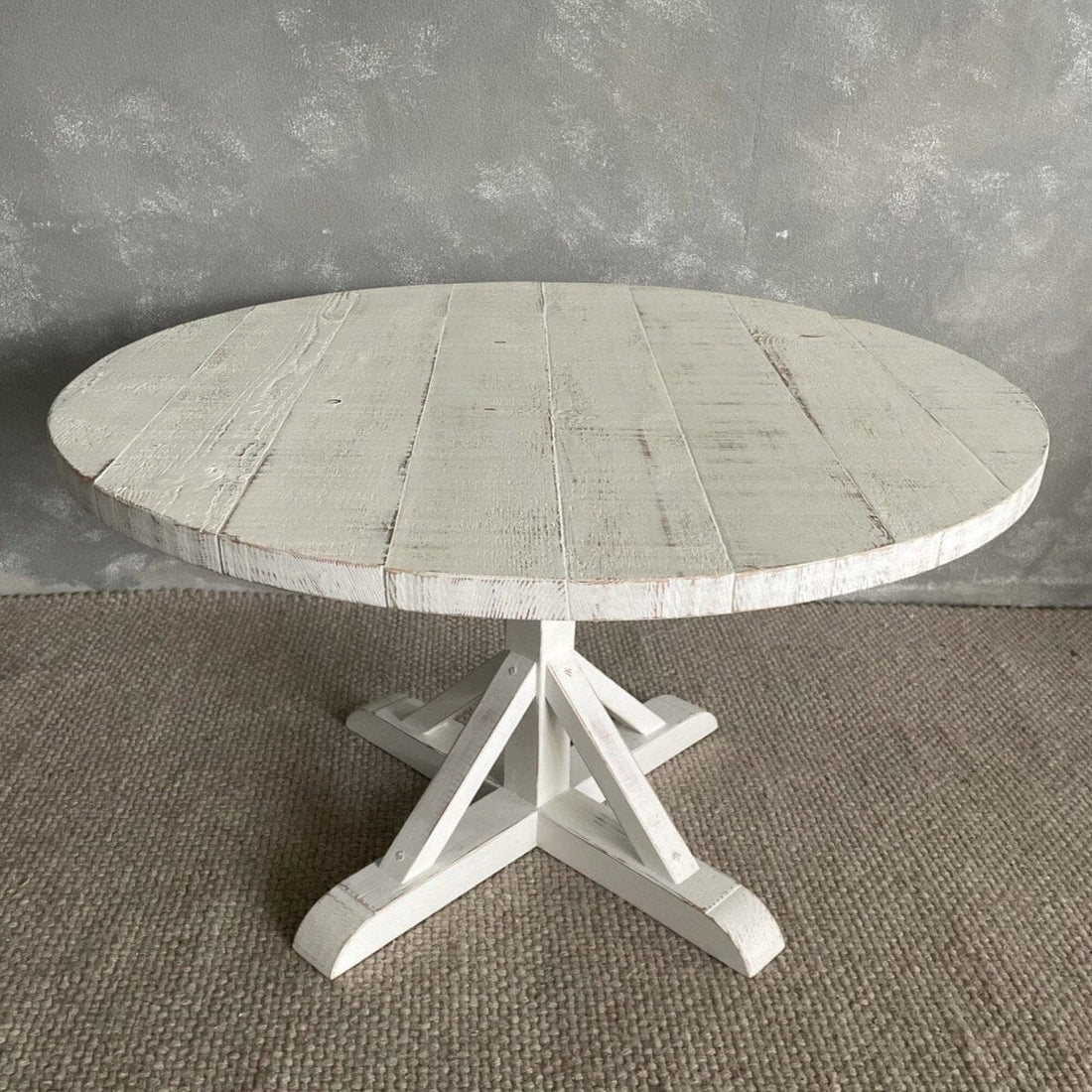 Beachwood Designs-Locally Made Round Pedestal Dining Table