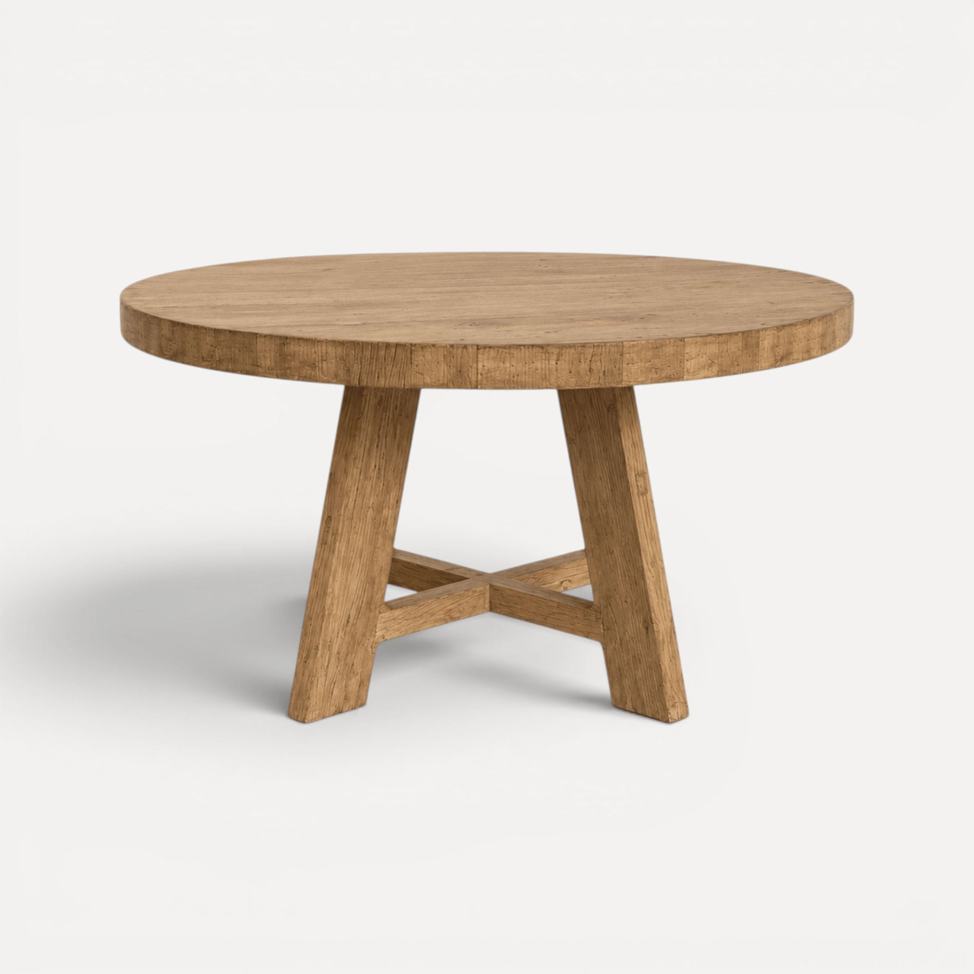 Loft Elm Dining Table - D1200mm Dining Furniture Beachwood Designs 