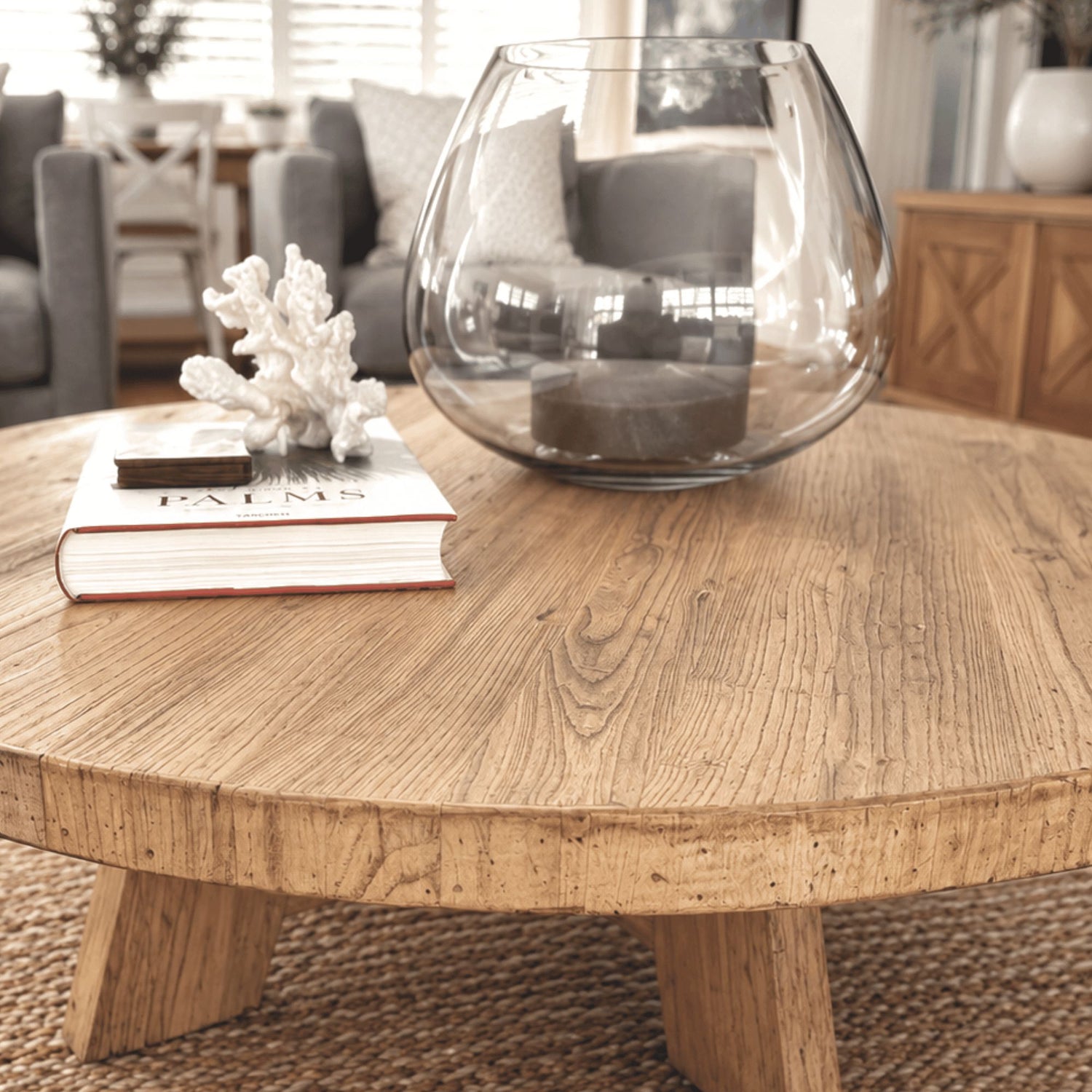 Loft Round Coffee Table - D1200mm Living Furniture Beachwood Designs 