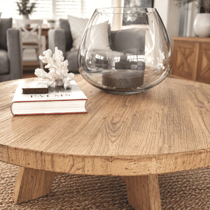 Loft Round Coffee Table - D1200mm Living Furniture Beachwood Designs 