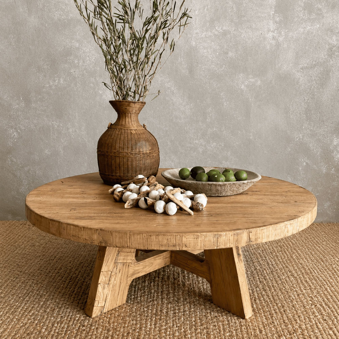 Loft Round Coffee Table - D1200mm Living Furniture Beachwood Designs 