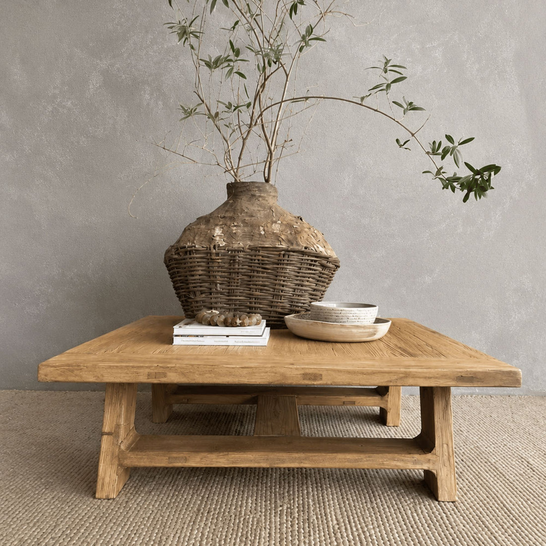 Loft Square Elm Coffee Table Living Furniture Beachwood Designs 