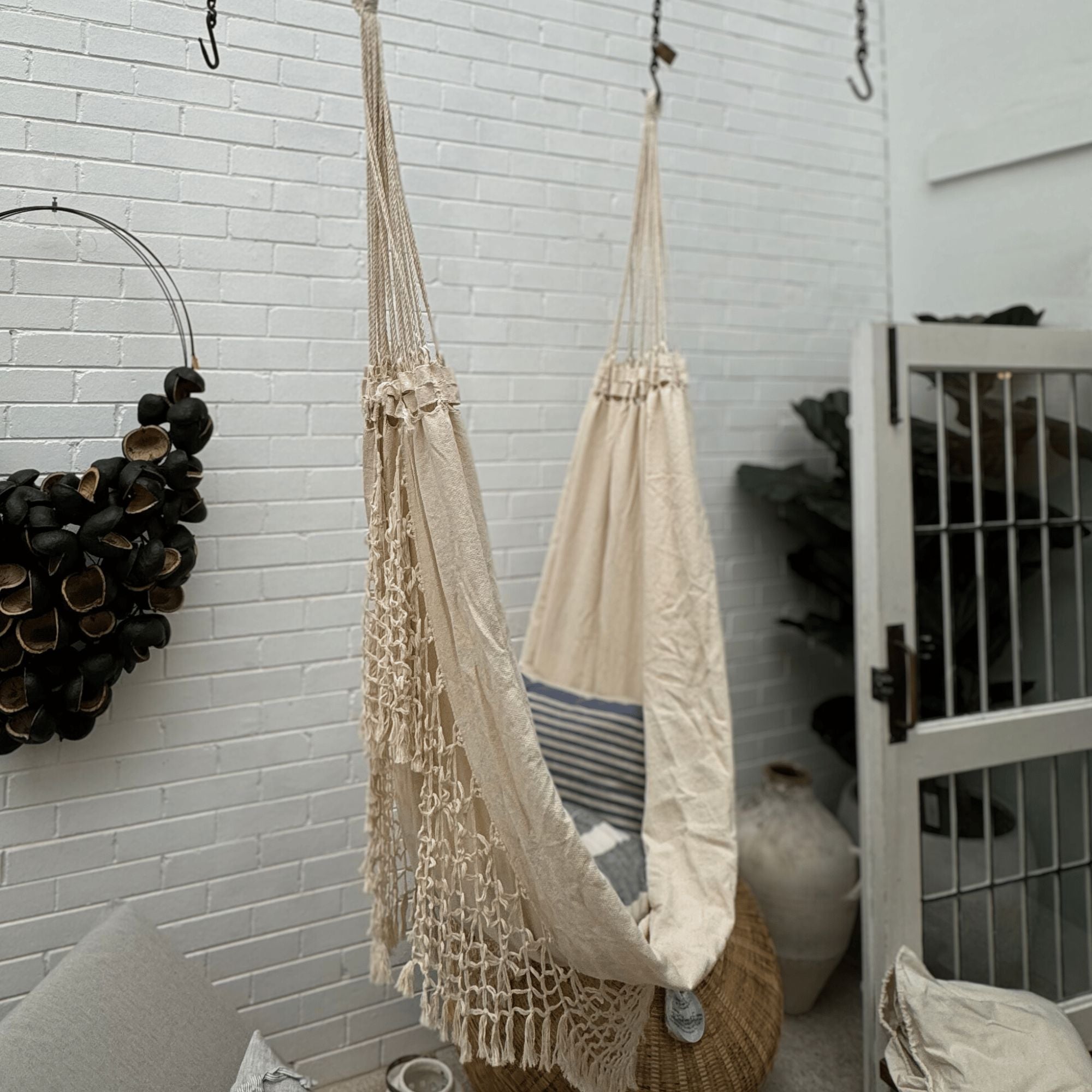 Macrame Hammock Homewares Beachwood Designs 