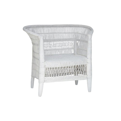 Malawi Armchair Living Furniture Beachwood Designs White 