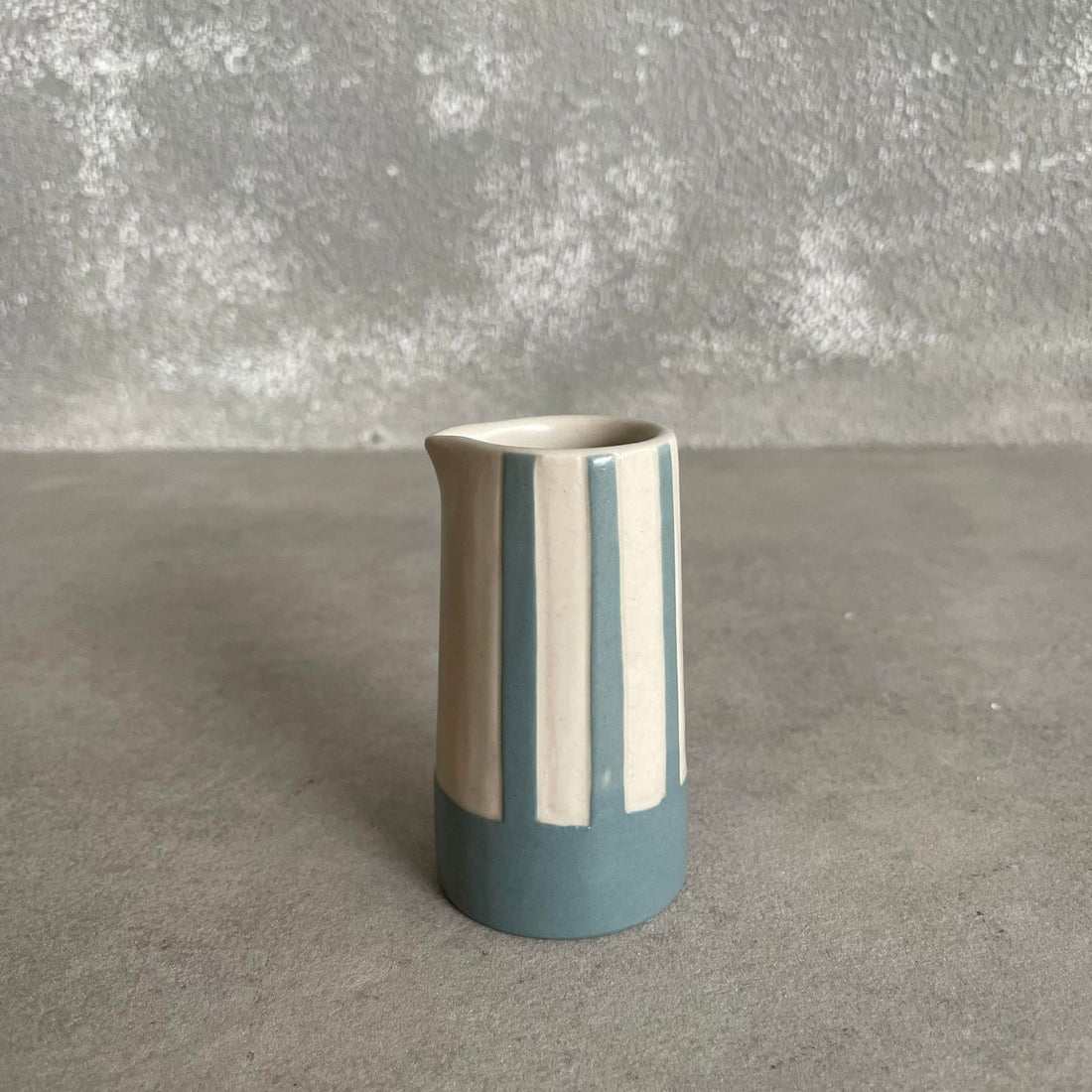 Mini Ceramic Blue Creamer Homewares Beachwood Designs