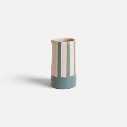 Mini Ceramic Blue Creamer Homewares Beachwood Designs 