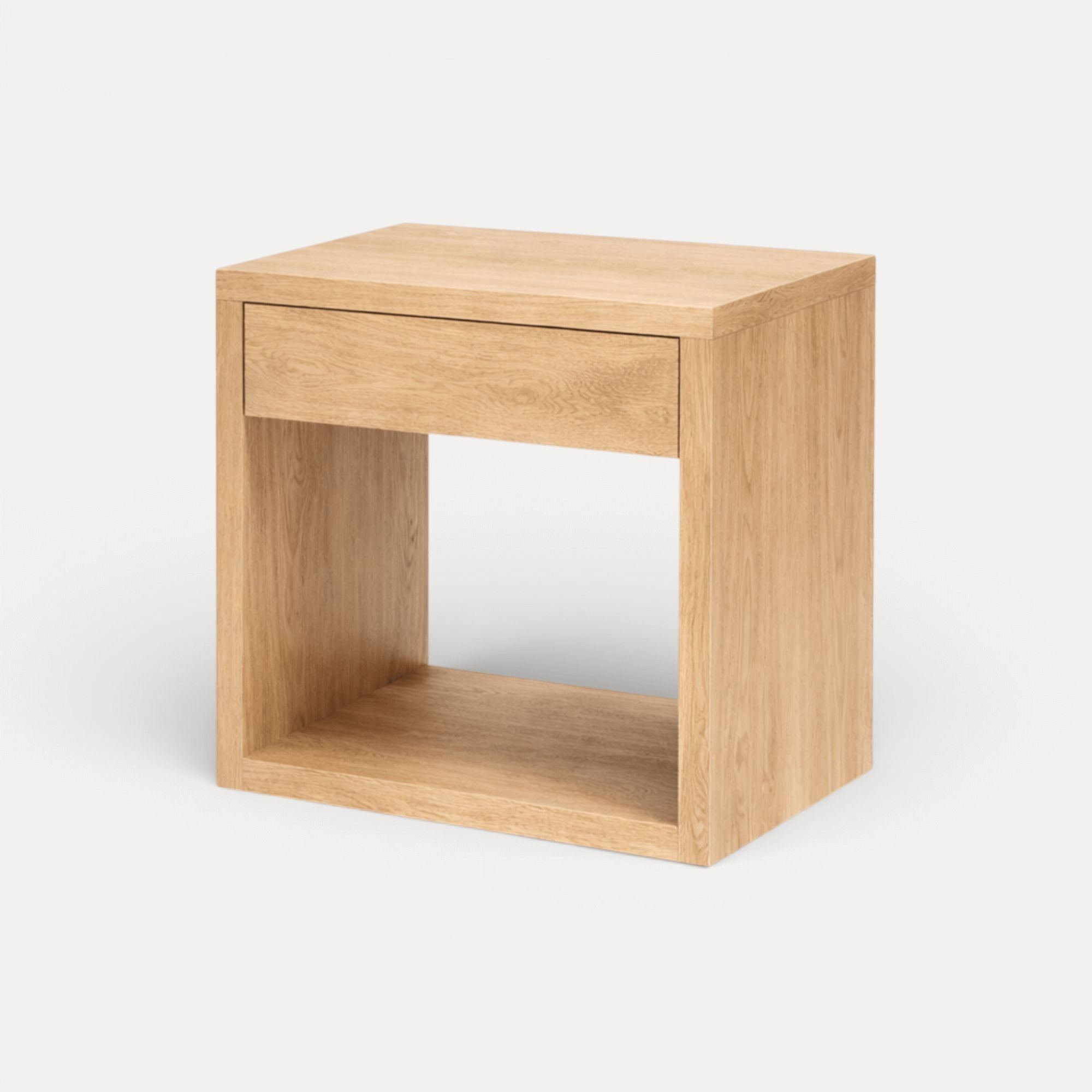 Modern Bedside L600mm - 1 Drawer Bedroom Furniture Beachwood Designs 