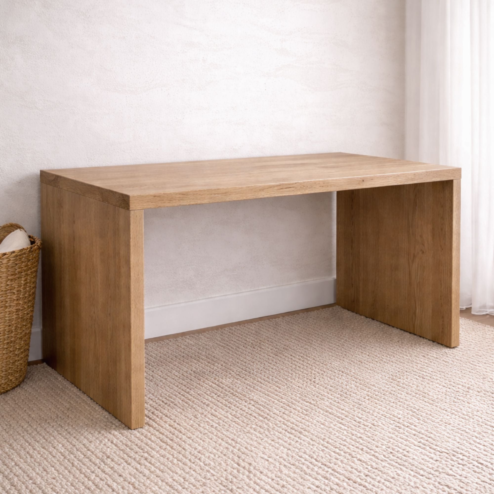 Modern Desk L1200mm Office &amp; Storage Furniture Beachwood Designs 