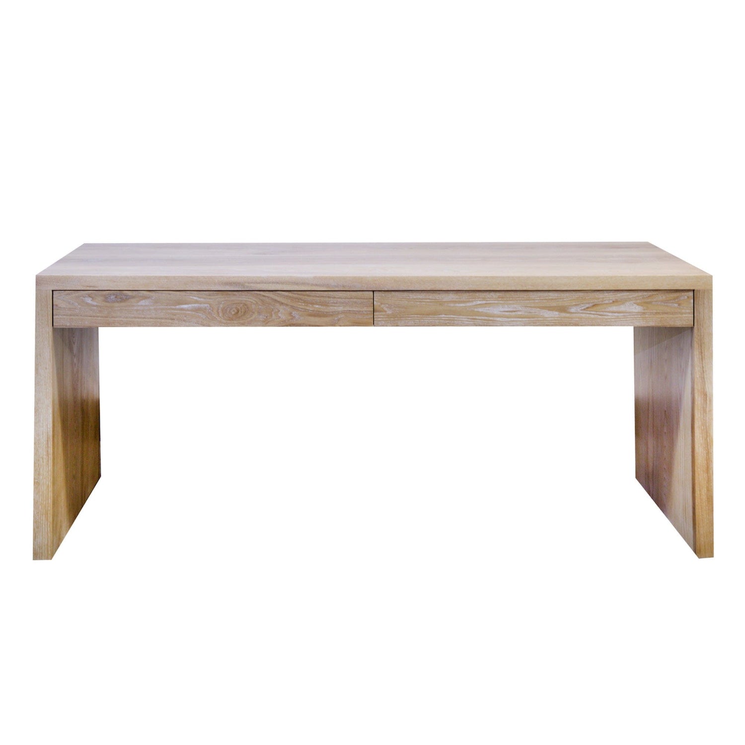 Modern Desk with 2 Drawers L1700mm Office &amp; Storage Furniture Beachwood Designs 