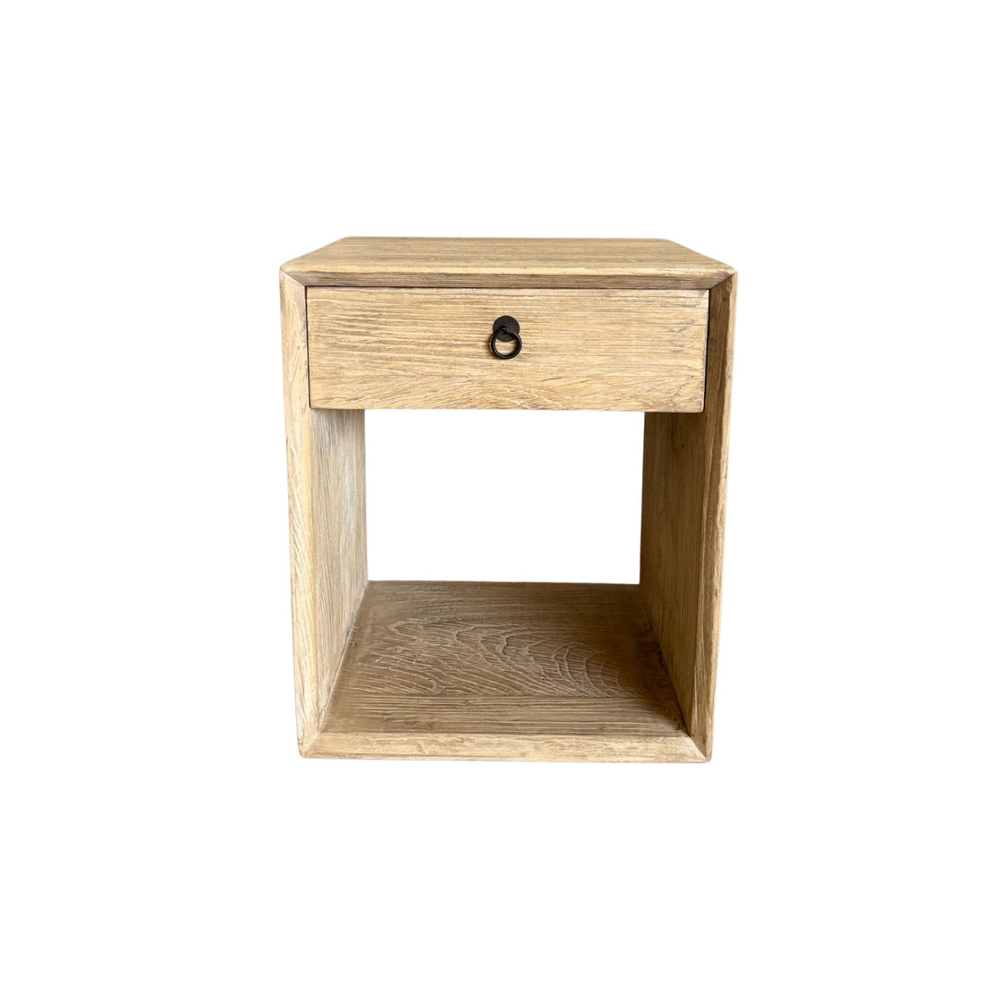 Modern Recessed Elm Bedside L500mm Living Furniture Beachwood Designs 