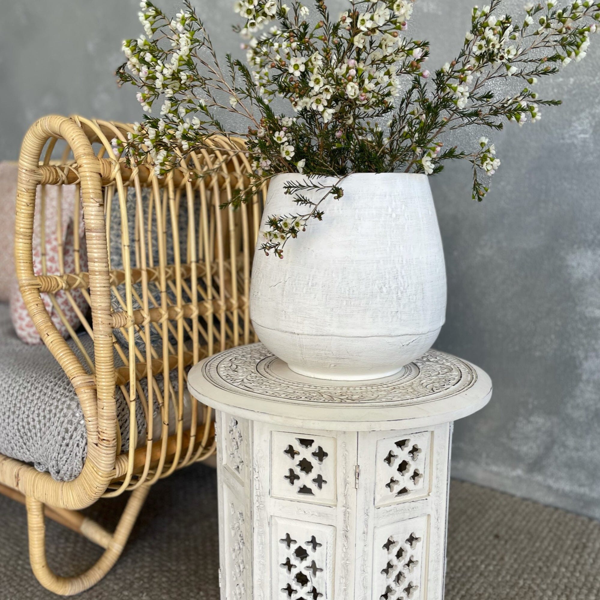 Moroccan Side Table Living Furniture Beachwood Designs 