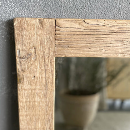 Natural Elm Mirror - 1000H x 2000W Homewares Beachwood Designs 