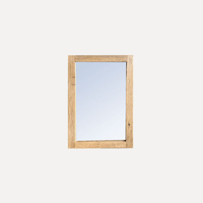 Natural Elm Mirror - 1000H x 700W Homewares Beachwood Designs 