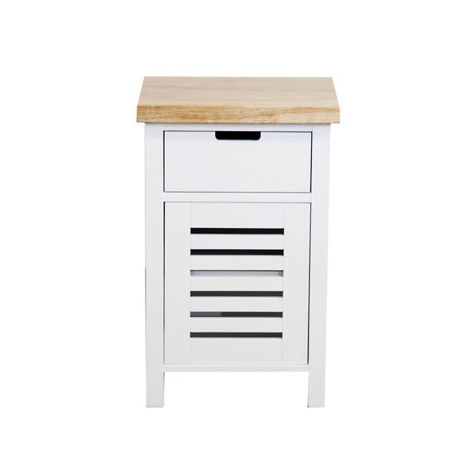 Newport Bedside L450mm - 1 Drawer Bedroom Furniture Beachwood Designs 