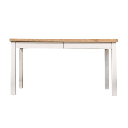 Newport Desk L1500mm Office &amp; Storage Furniture Beachwood Designs White &amp; Limed Ash 