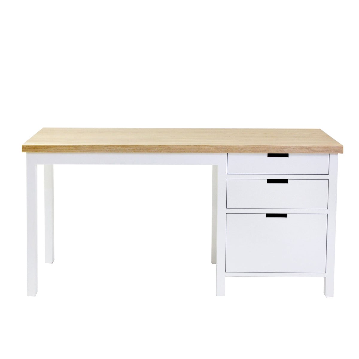 Newport Desk L1500mm with 3 Drawers Office &amp; Storage Furniture Beachwood Designs