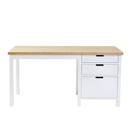 Newport Desk L1500mm with 3 Drawers Office &amp; Storage Furniture Beachwood Designs 