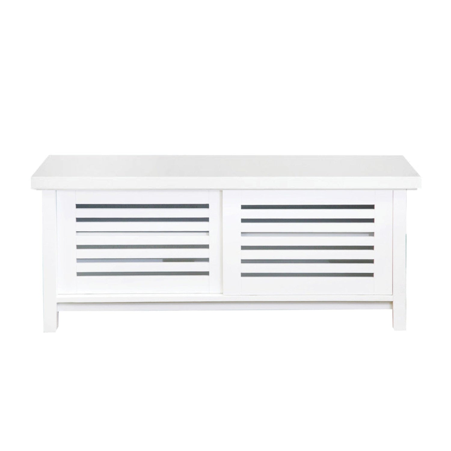 Newport Media Unit L1200mm Living Furniture Beachwood Designs White 