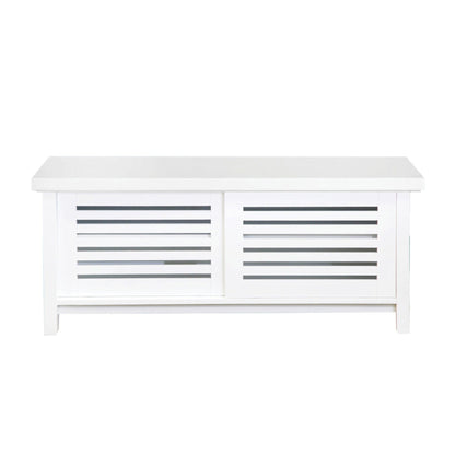 Newport Media Unit L1200mm Living Furniture Beachwood Designs White