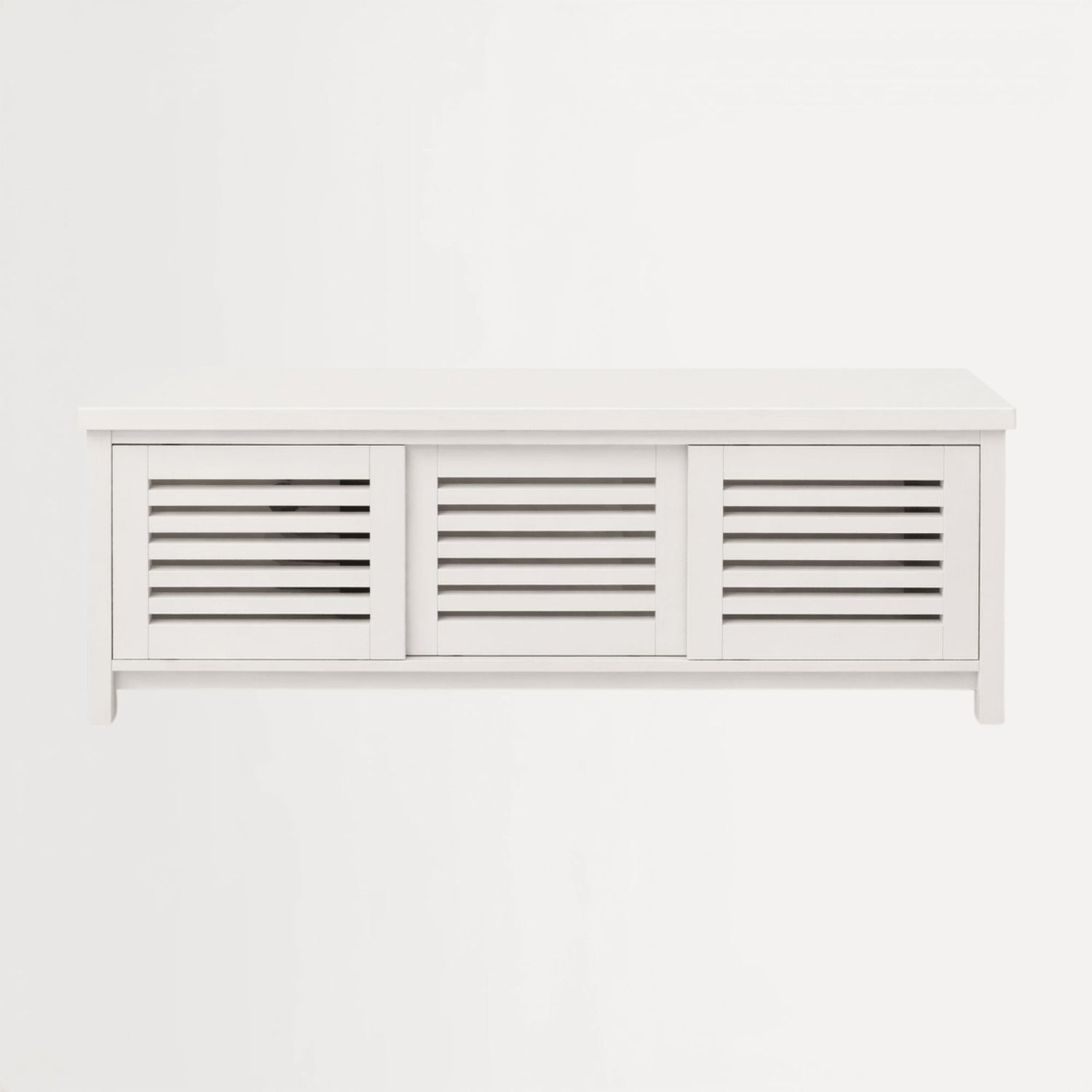 Newport Media Unit L1600mm Living Furniture Beachwood Designs White 