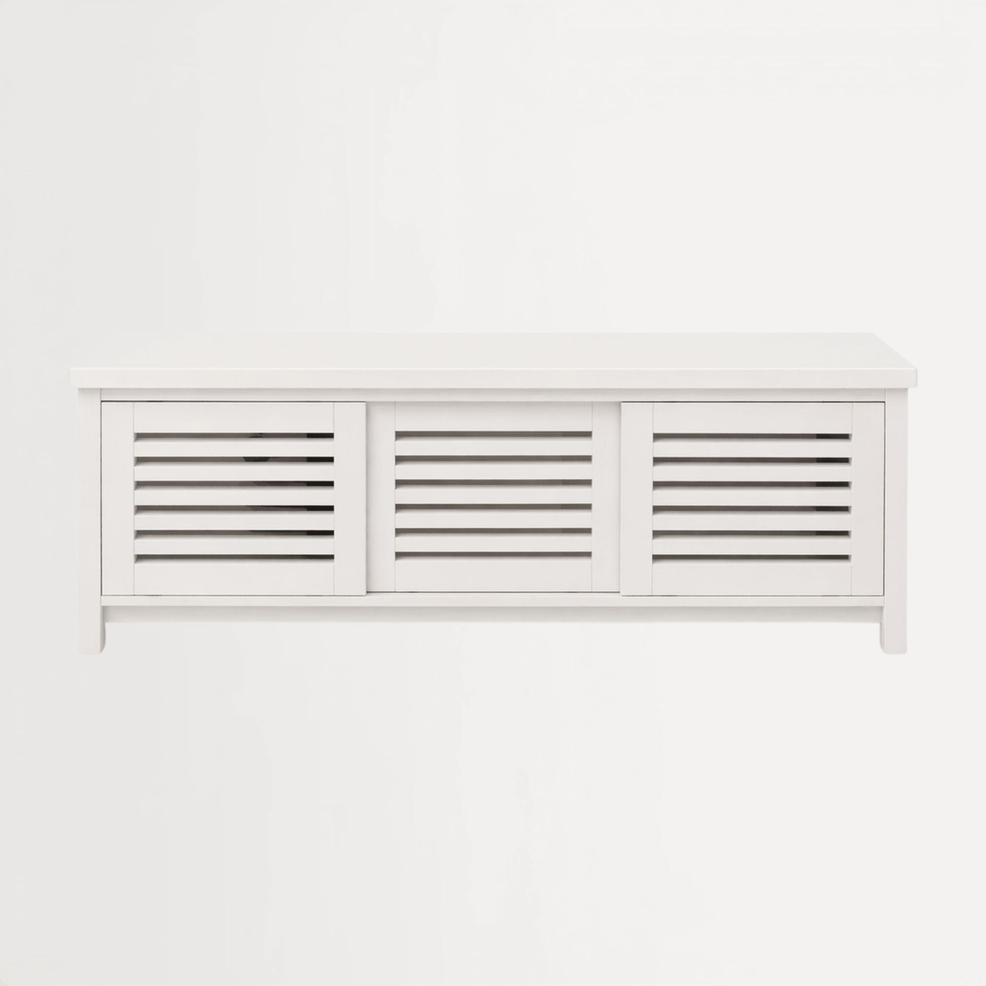Newport Media Unit L1600mm Living Furniture Beachwood Designs White 