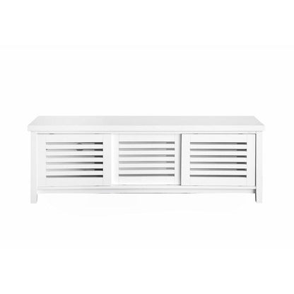 Newport Media Unit L1600mm Living Furniture Beachwood Designs White