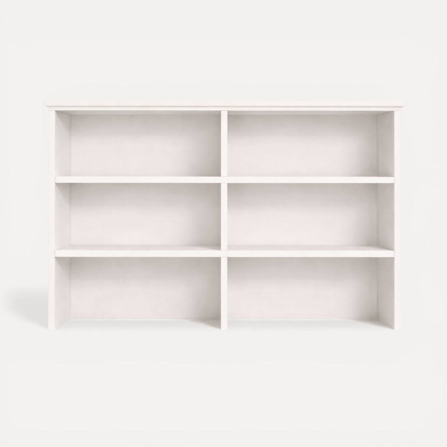 Newport Shelving Hutch L 2000mm Office &amp; Storage Furniture Beachwood Designs White 