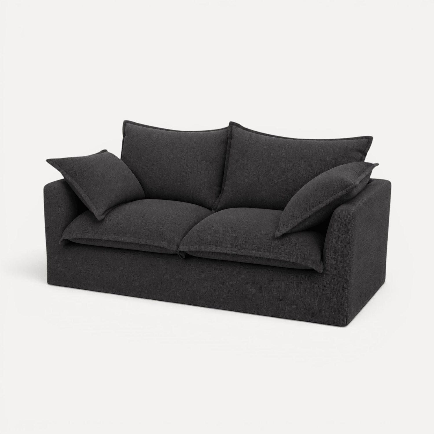 Noosa Sofa - 2 Seater Living Furniture Beachwood Designs Urban Charcoal 