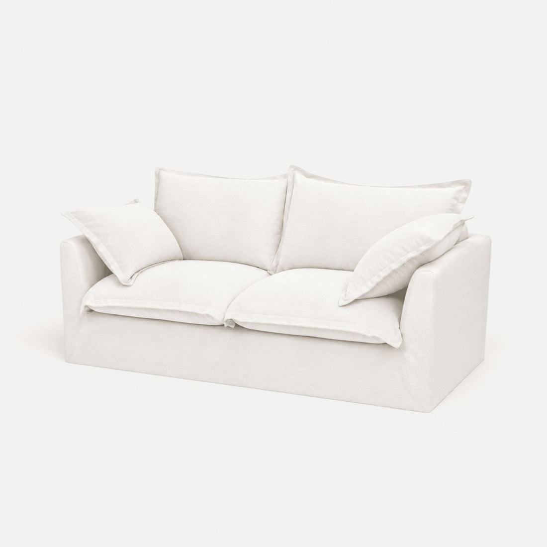 Noosa Sofa - 2 Seater Living Furniture Beachwood Designs Urban Snow 